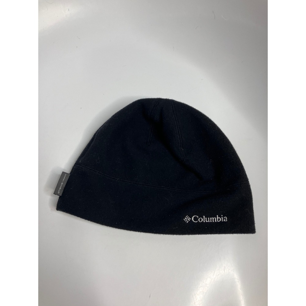 Columbia Beanie Unisex S/M Black Excellent Omni-Heat Fleece CU9931 winter